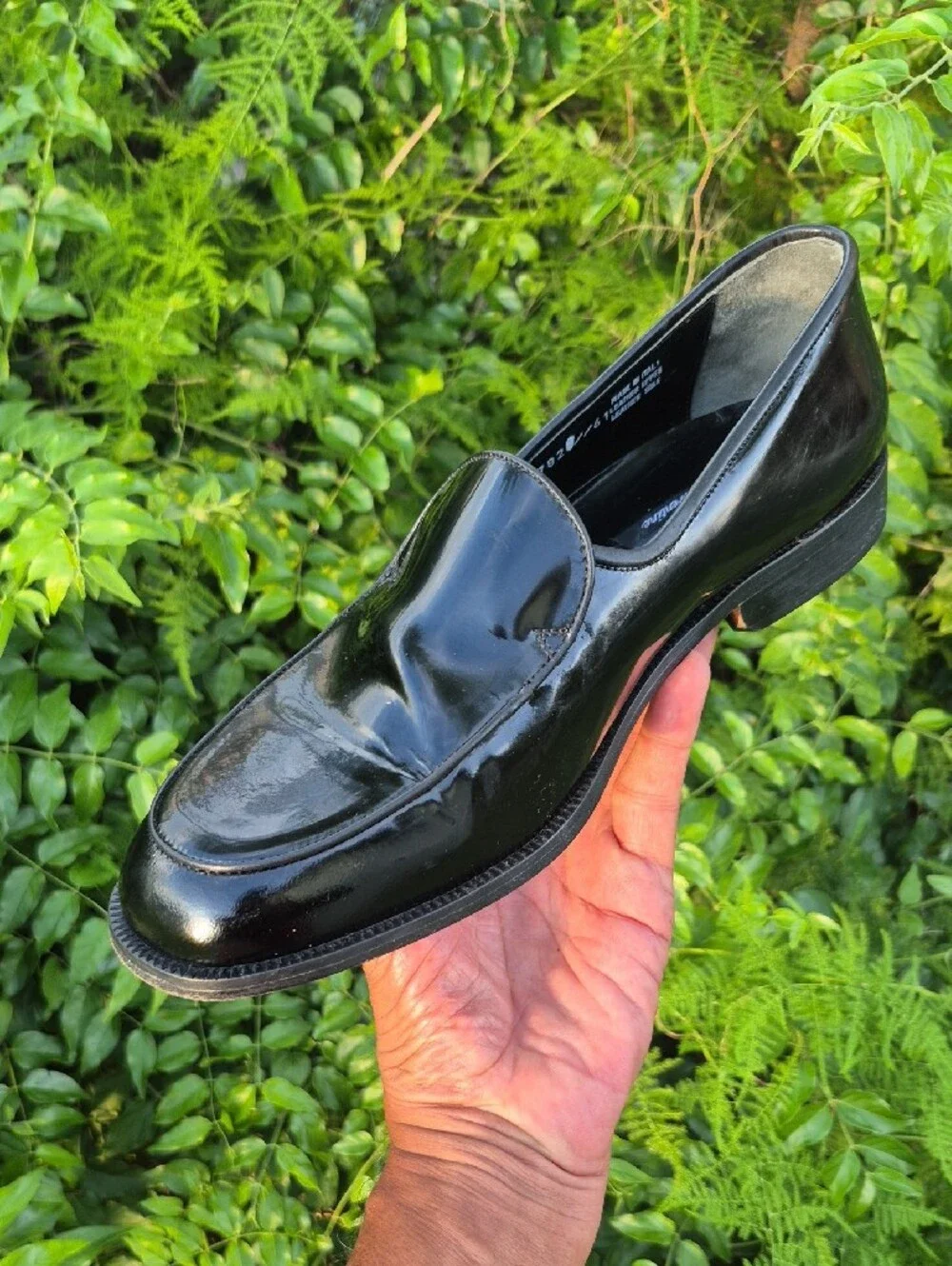 Bostonian (ITALY) Men's Florentine Black Patent Leather Slip-On Luxury Loafers